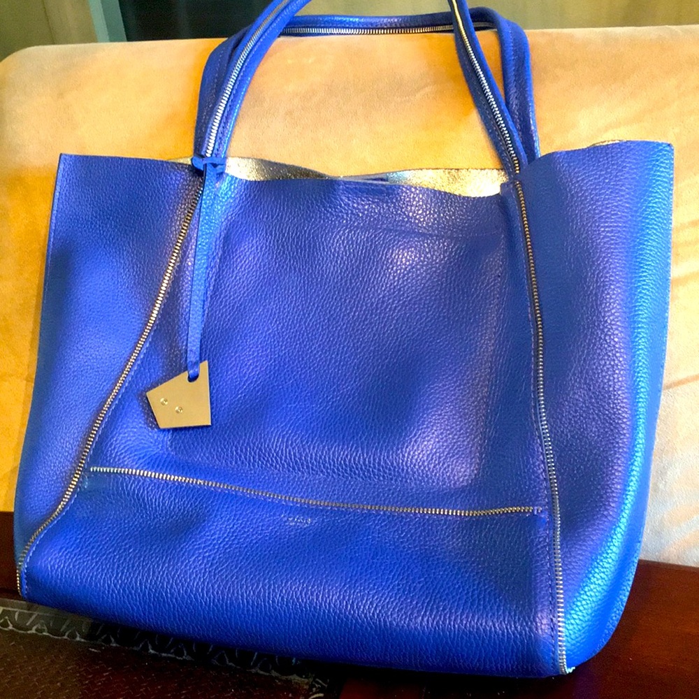 Botkier blue leather purse